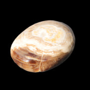 Chocolate Calcite palm stone 53mm 65.8g Rocks and Things