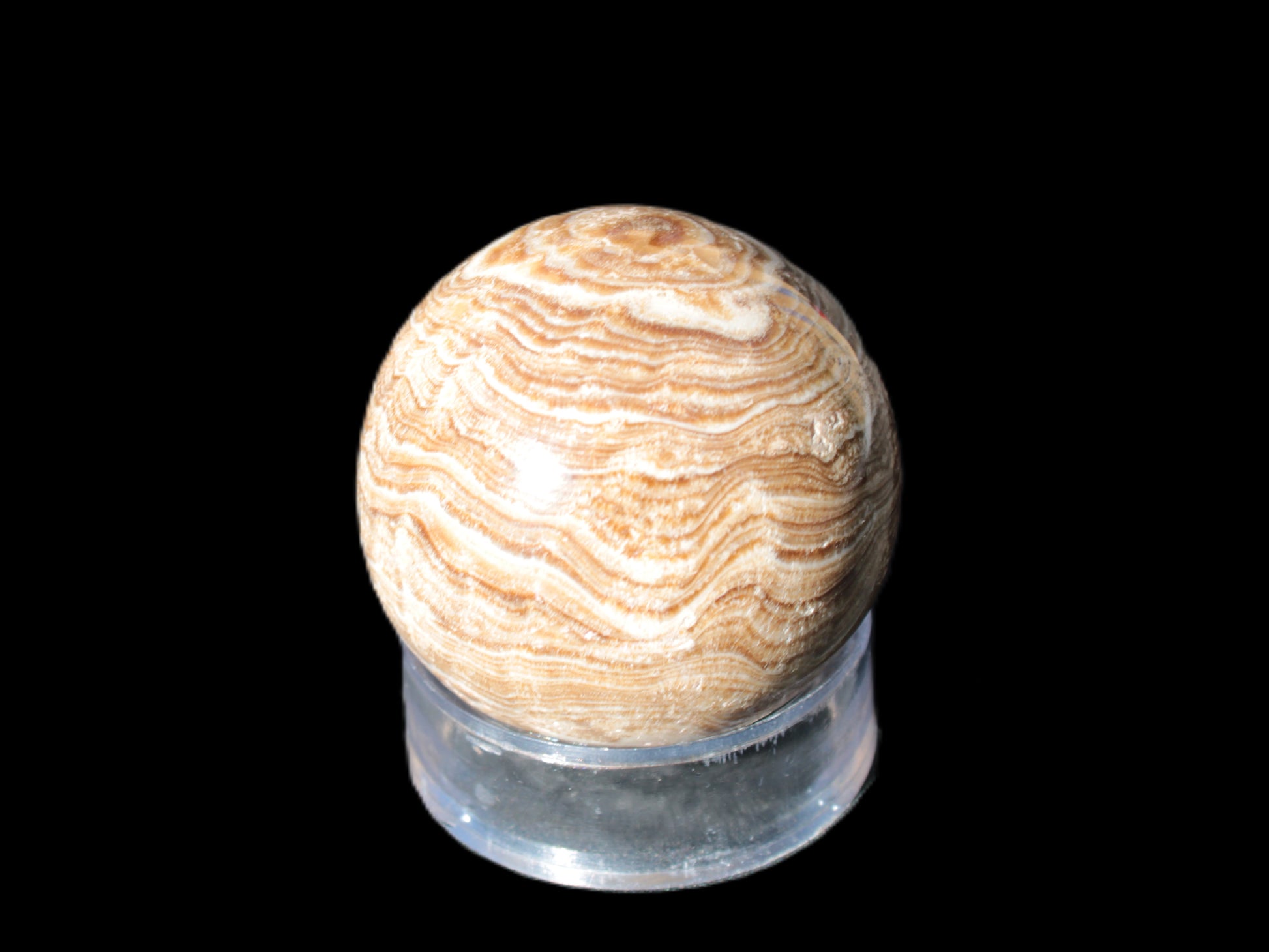 Chocolate Calcite sphere 48mm 159/162g Rocks and Things