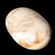 Chocolate Calcite palm stone 53mm 65.8g Rocks and Things