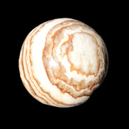 Beautiful Chocolate Calcite sphere 48mm 162g in sunlight - Rocks and Things Store