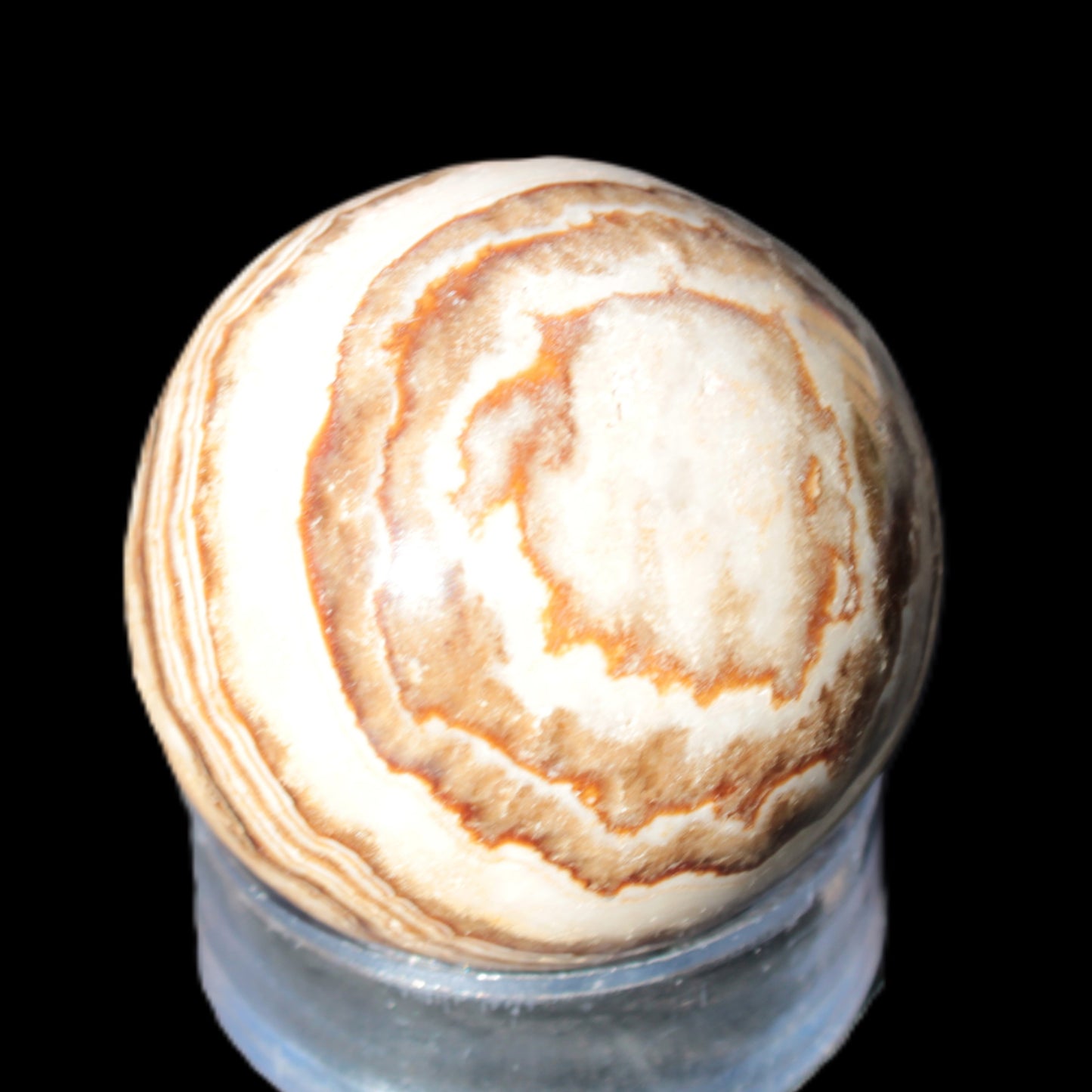 Beautiful Chocolate Calcite sphere 48mm 162g Rocks and Things