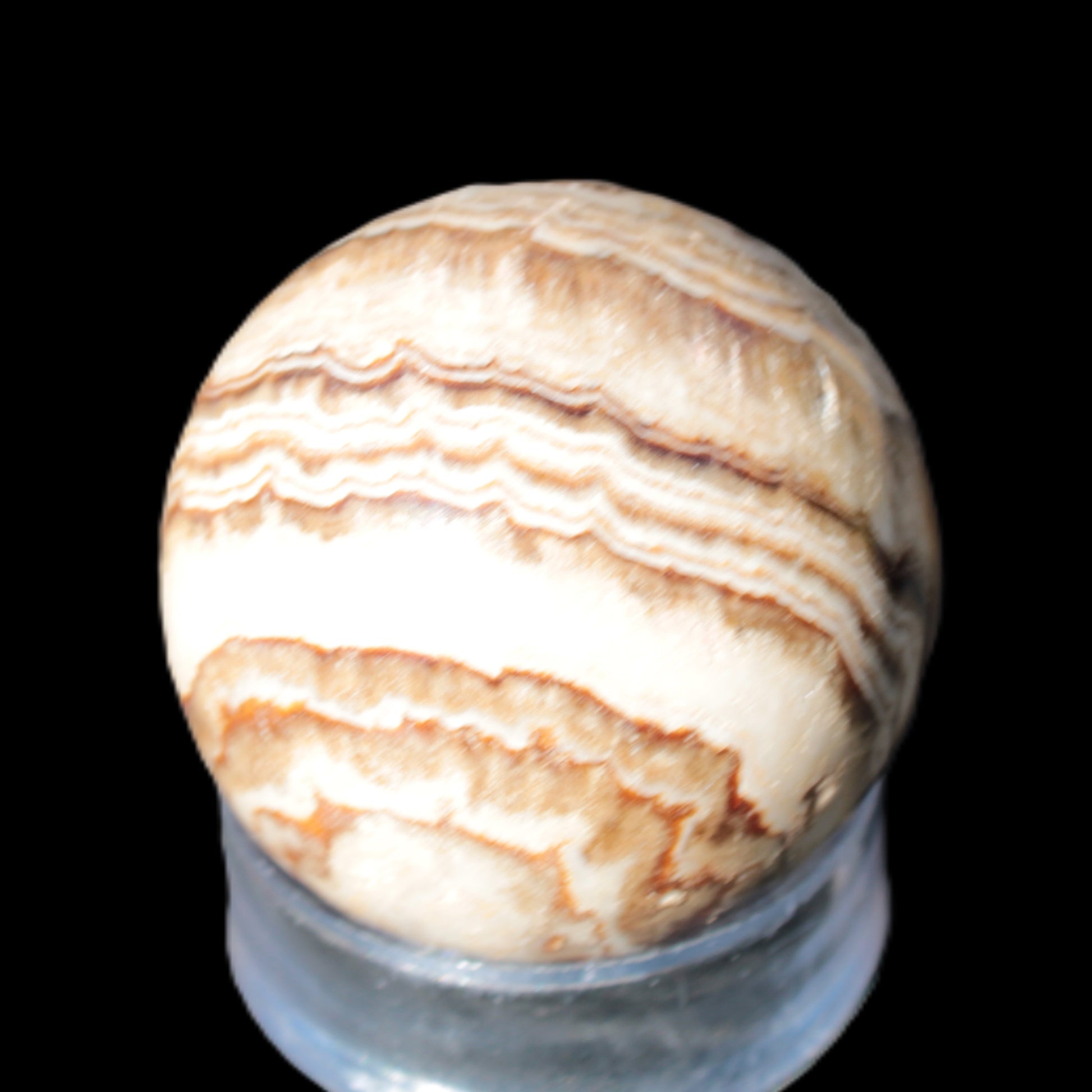 Beautiful Chocolate Calcite sphere 48mm 162g Rocks and Things