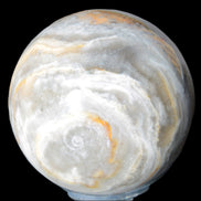 BumbleBee Calcite sphere 51mm  191g - Rocks and Things Store