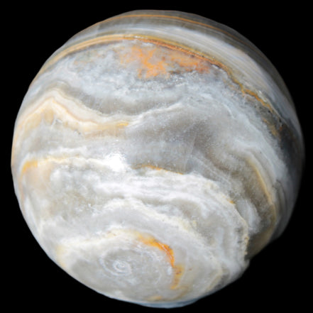 BumbleBee Calcite sphere 51mm  191g - Rocks and Things Store