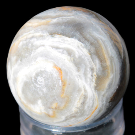 BumbleBee Calcite sphere 51mm  191g - Rocks and Things Store