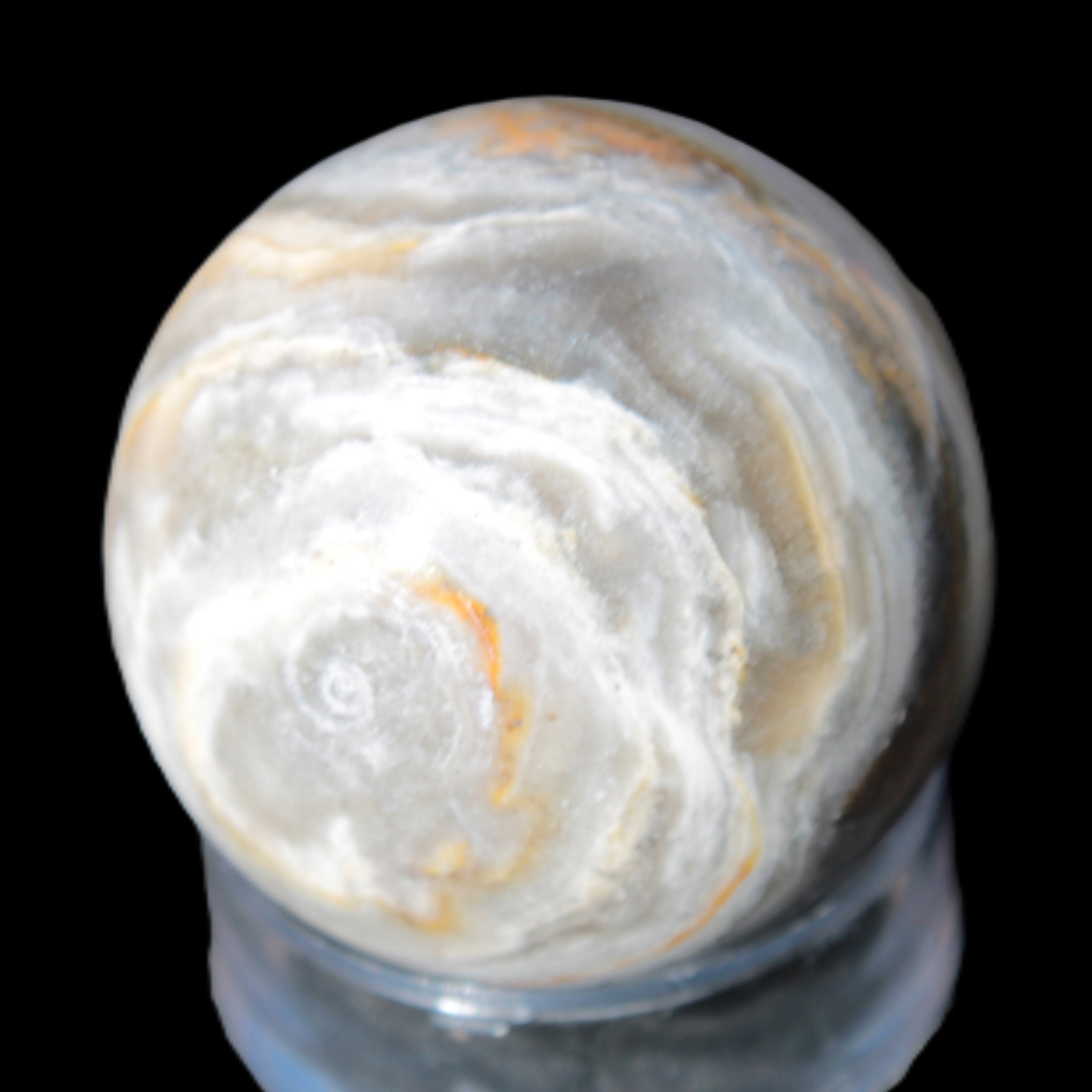 BumbleBee Calcite sphere 51mm  191g - Rocks and Things Store