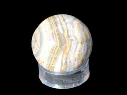 BumbleBee Calcite sphere 51mm  191g Rocks and Things