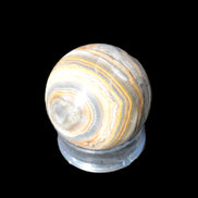 BumbleBee Calcite sphere 51mm  191g Rocks and Things