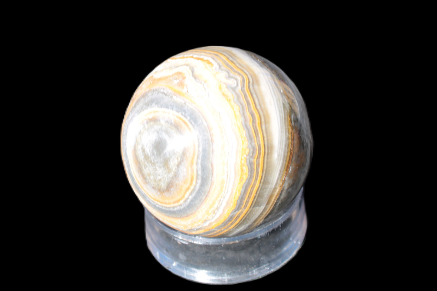 BumbleBee Calcite sphere 51mm  191g Rocks and Things