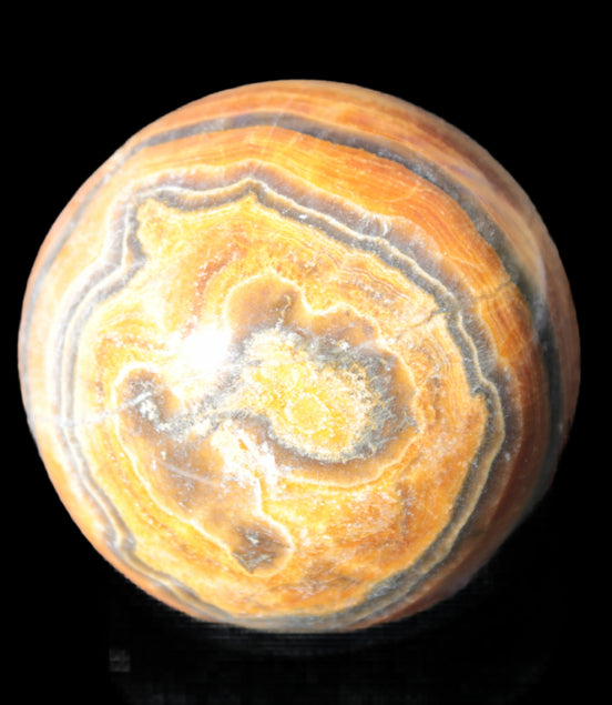 BumbleBee Calcite sphere 51mm  203g - Rocks and Things Store