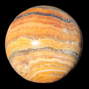 BumbleBee Calcite sphere 51mm  203g - Rocks and Things Store