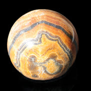 BumbleBee Calcite sphere 51mm  203g - Rocks and Things Store