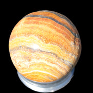 BumbleBee Calcite sphere 51mm  203g - Rocks and Things Store