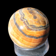 BumbleBee Calcite sphere 51mm  203g - Rocks and Things Store
