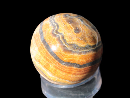 BumbleBee Calcite sphere 51mm  203g Rocks and Things