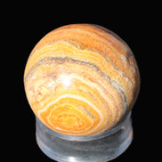 BumbleBee Calcite sphere 51mm  203g - Rocks and Things Store