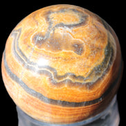 BumbleBee Calcite sphere 51mm  203g - Rocks and Things Store
