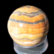 BumbleBee Calcite sphere 51mm  203g Rocks and Things