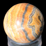 BumbleBee Calcite sphere 51mm  203g Rocks and Things