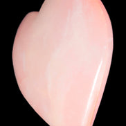 Calcite dyed hand-carved orange heart 71*70*20mm 135.9g in sunlight - Rocks and Things Store