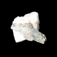 Aquamarine on pale green Elbaite with Muscovite 30mm 47.6ct 9.5g Rocks and Things