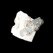 Aquamarine on pale green Elbaite with Muscovite 30mm 47.6ct 9.5g Rocks and Things