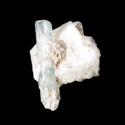 Aquamarine on pale green Elbaite with Muscovite 30mm 47.6ct 9.5g Rocks and Things