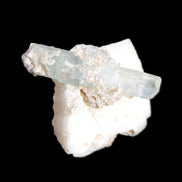 Aquamarine on pale green Elbaite with Muscovite 30mm 47.6ct 9.5g Rocks and Things