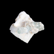 Aquamarine on pale green Elbaite with Muscovite 30mm 47.6ct 9.5g Rocks and Things