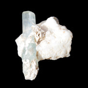 Aquamarine on pale green Elbaite with Muscovite 30mm 47.6ct 9.5g Rocks and Things