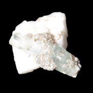 Aquamarine on pale green Elbaite with Muscovite 30mm 47.6ct 9.5g Rocks and Things
