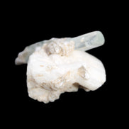 Aquamarine on pale green Elbaite with Muscovite 30mm 47.6ct 9.5g Rocks and Things