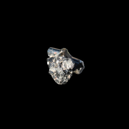 Black Tourmaline tiny rainbow crystal cluster 9.4ct 1.9g in sunshine - Rocks and Things Store