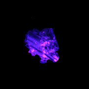 Black Tourmaline tiny rainbow crystal cluster 9.4ct 1.9g in UV light - Rocks and Things Store