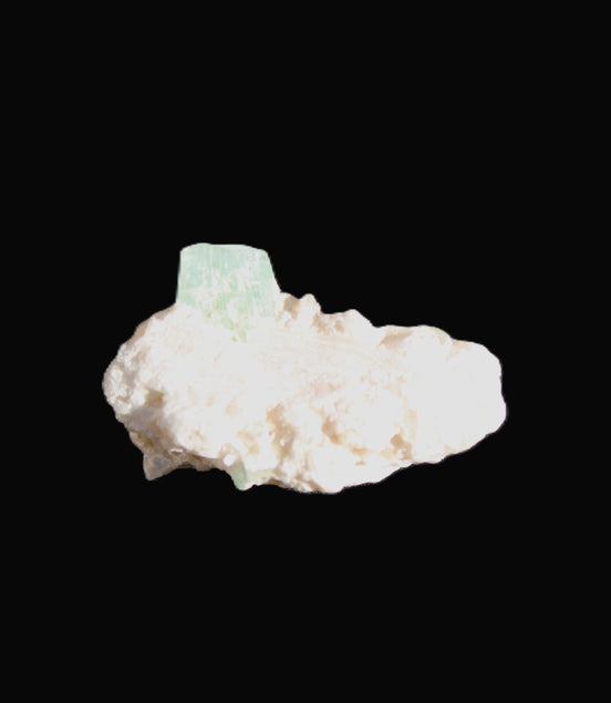 Tiny Mint-Green Tourmaline crystals on Calcite matrix 11.4ct 2.3g Rocks and Things