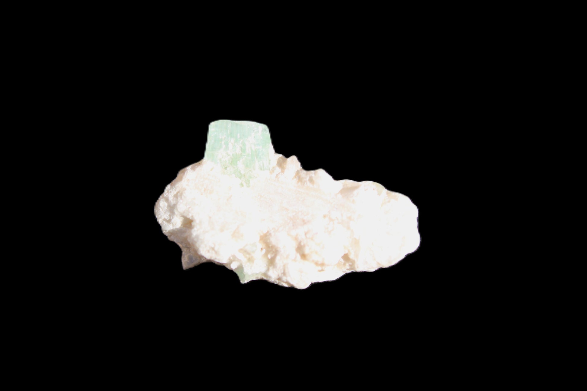 Tiny Mint-Green Tourmaline crystals on Calcite matrix 11.4ct 2.3g Rocks and Things