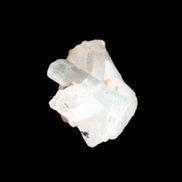 Blue/Clear double-terminated Aquamarine (22mm) and Calcite crystal 36mm 56.1ct 11.2g Rocks and Things