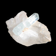 Blue/Clear double-terminated Aquamarine (22mm) and Calcite crystal 36mm 56.1ct 11.2g Rocks and Things
