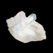 Blue/Clear double-terminated Aquamarine (22mm) and Calcite crystal 36mm 56.1ct 11.2g Rocks and Things