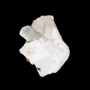 Blue/Clear double-terminated Aquamarine (22mm) and Calcite crystal 36mm 56.1ct 11.2g Rocks and Things