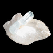 Blue/Clear double-terminated Aquamarine (22mm) and Calcite crystal 36mm 56.1ct 11.2g Rocks and Things