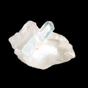Blue/Clear double-terminated Aquamarine (22mm) and Calcite crystal 36mm 56.1ct 11.2g Rocks and Things