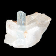 Blue/Clear double-terminated Aquamarine (22mm) and Calcite crystal 36mm 56.1ct 11.2g Rocks and Things