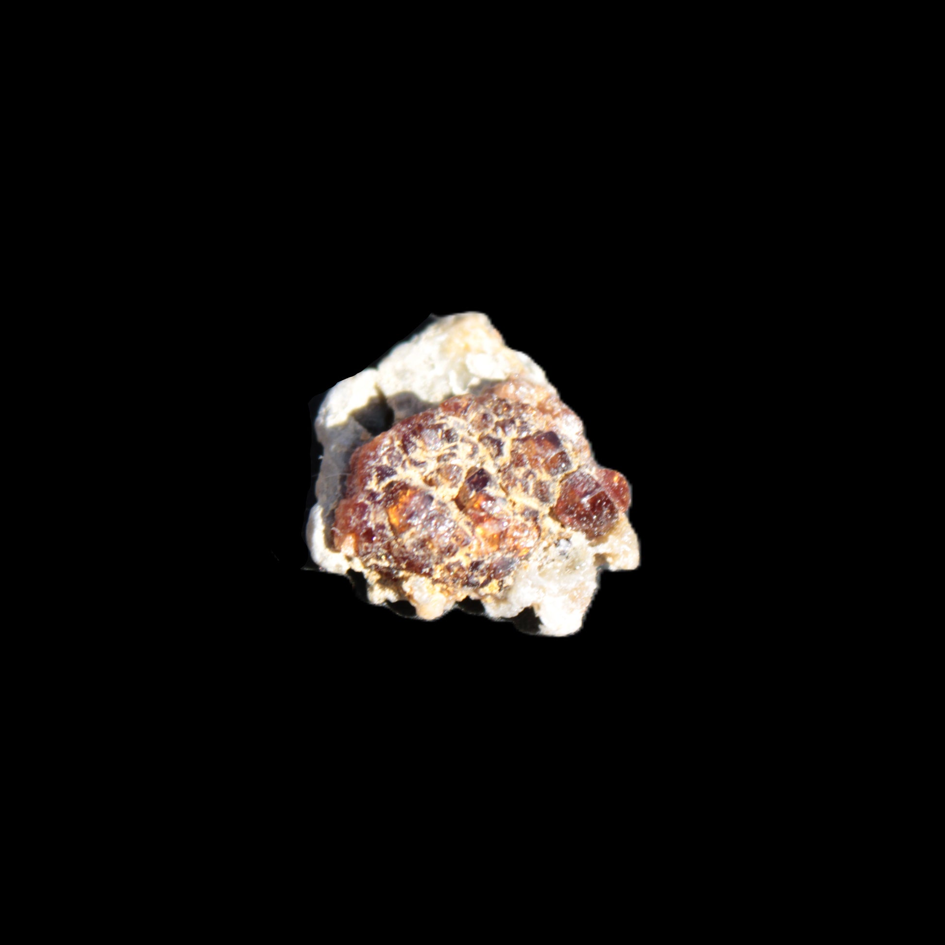 Tiny Spessartine Garnet cluster 16mm 14.6ct 2.9g Rocks and Things