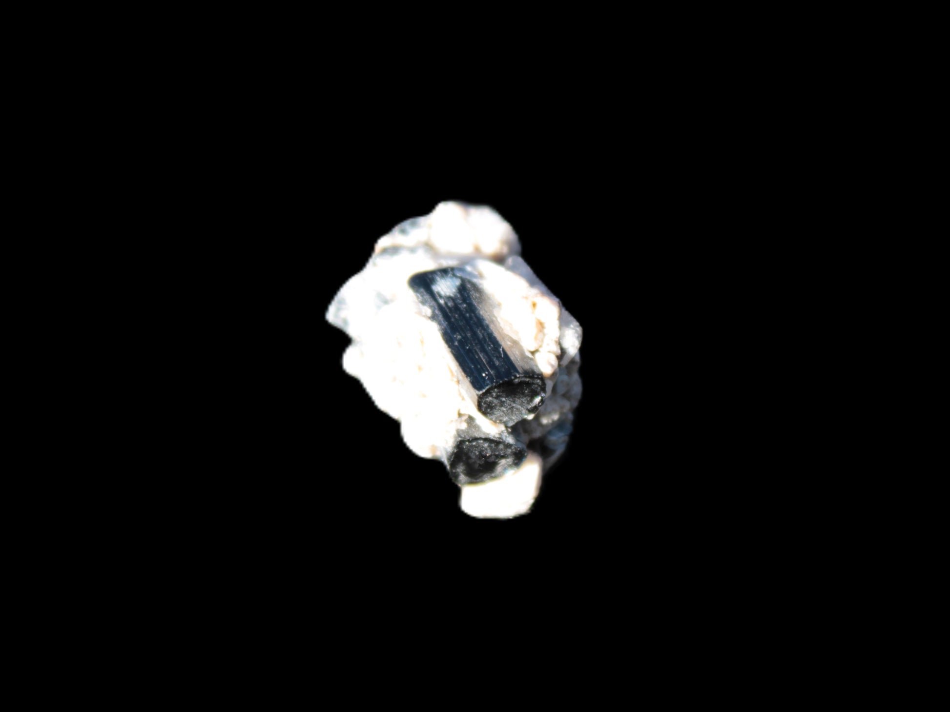 Small Black Tourmaline crystals with matrix 12.8ct 2.5g Rocks and Things