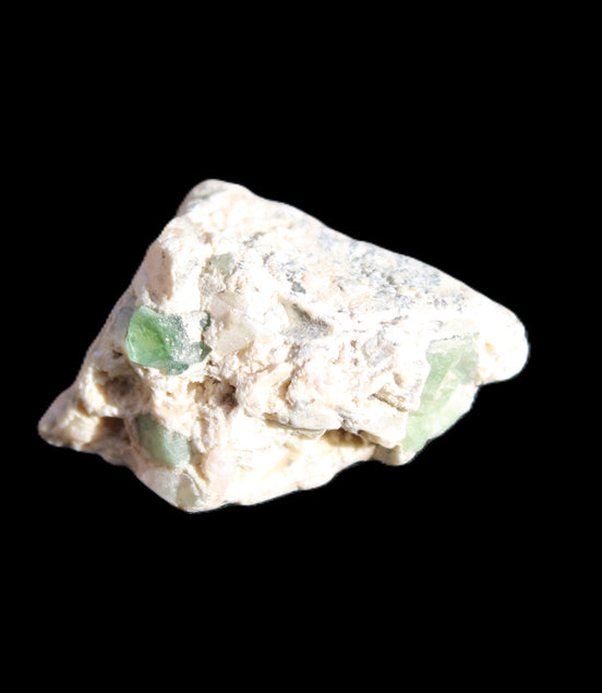 Tiny Emerald crystal with Green Tourmaline in matrix from Afghanistan 22.5ct 4.5g Rocks and Things