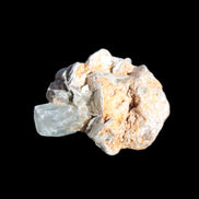 Terminated Aquamarine & Heliodor crystal 21mm with Lepidolite & Feldspar 52.1ct  10.4g Rocks and Things