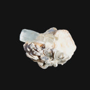 Terminated Aquamarine & Heliodor crystal 21mm with Lepidolite & Feldspar 52.1ct  10.4g Rocks and Things