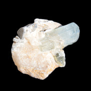 Terminated Aquamarine & Heliodor crystal 21mm with Lepidolite & Feldspar 52.1ct  10.4g Rocks and Things