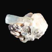 Terminated Aquamarine & Heliodor crystal 21mm with Lepidolite & Feldspar 52.1ct  10.4g Rocks and Things